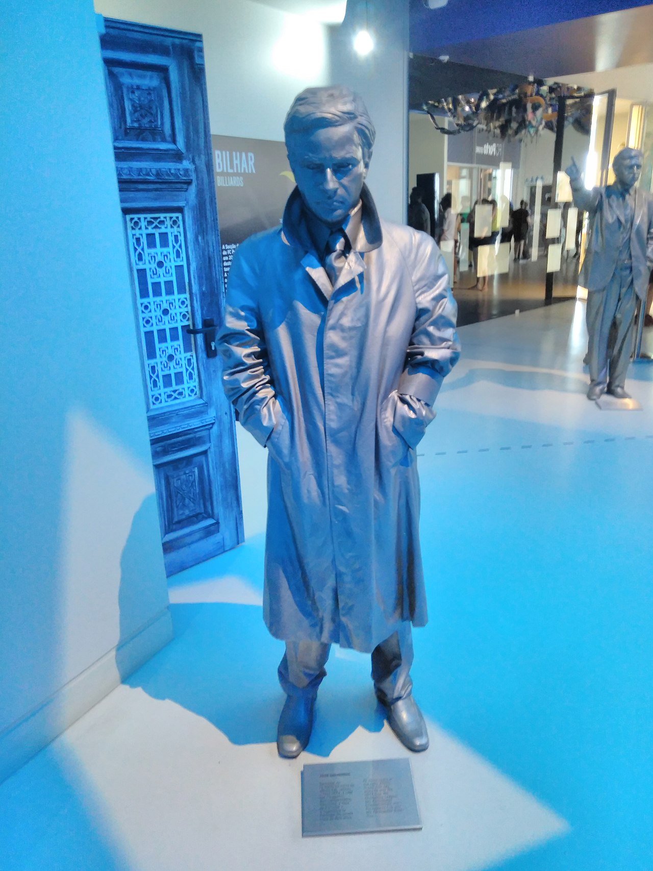 Sculpture of Jose Mourinho at the FC Porto museum