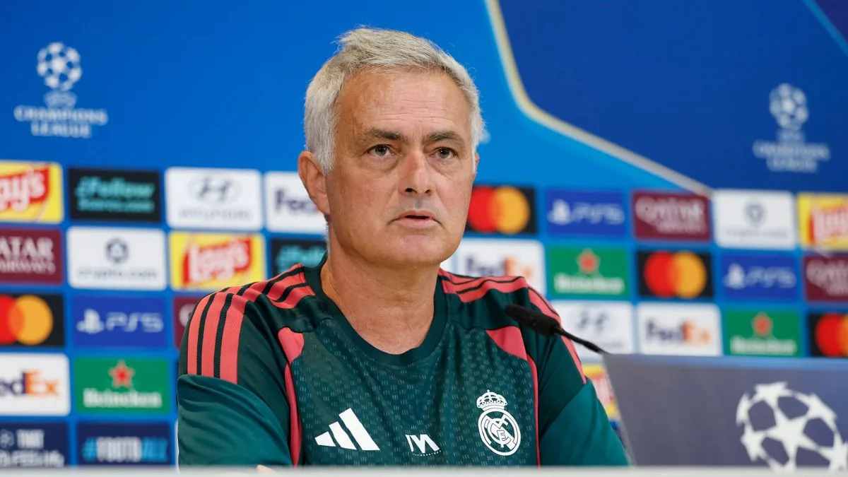 José Mourinho at the press conference before the match against Inter